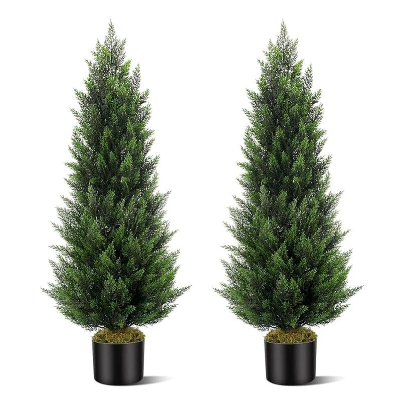🏆 #1 Bestselling🏆--Artificial Cedar And Cypress Wood Courtyard Front Porch Decoration