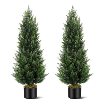 🏆 #1 Bestselling🏆--Artificial Cedar And Cypress Wood Courtyard Front Porch Decoration